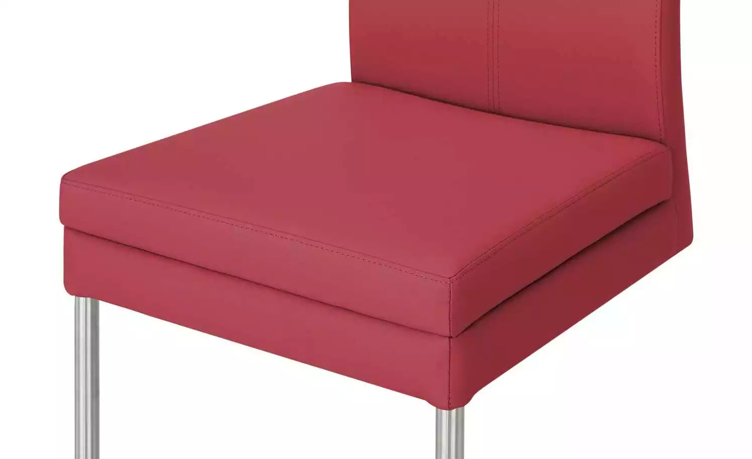 Woodford Kunstleder-Freischwinger mit Griff Levi | Cherry (Rot) 9 Woodford Kunstleder-Freischwinger mit Griff Levi | Cherry (Rot) – Bild 7