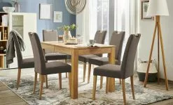 Woodford Polsterstuhl mit Griff Gabi 4 | Walnut (Braun) Eiche Bianco