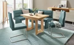 Stühle Verkäufe 2023 34 Leder-Schwingstuhl mit Griff Canto II | Topas (Blau)