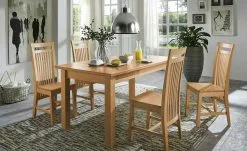 maison bleue Holzstuhl Bendix | laugenfarbig