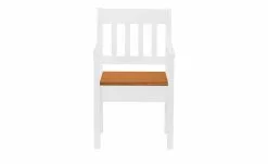 maison bleue Holzstuhl mit Armlehne Bendix | Weiß / bernsteinfarbig -Stühle Verkäufe 2023 14308391 3 202102232235