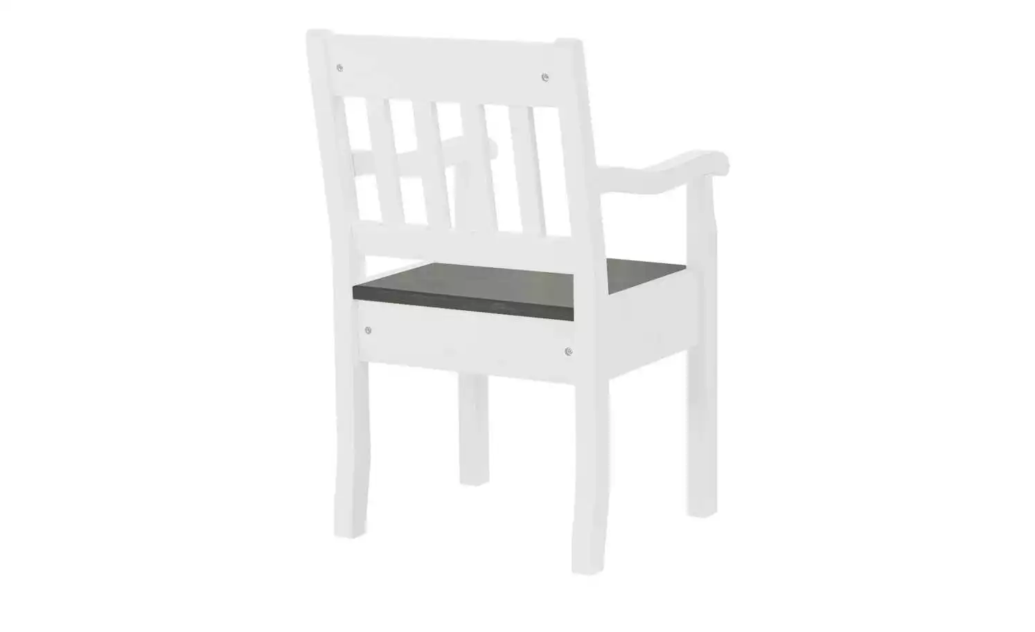 maison bleue Holzstuhl mit Armlehne Bendix | Weiß / Grau 8 maison bleue Holzstuhl mit Armlehne Bendix | Weiß / Grau – Bild 6
