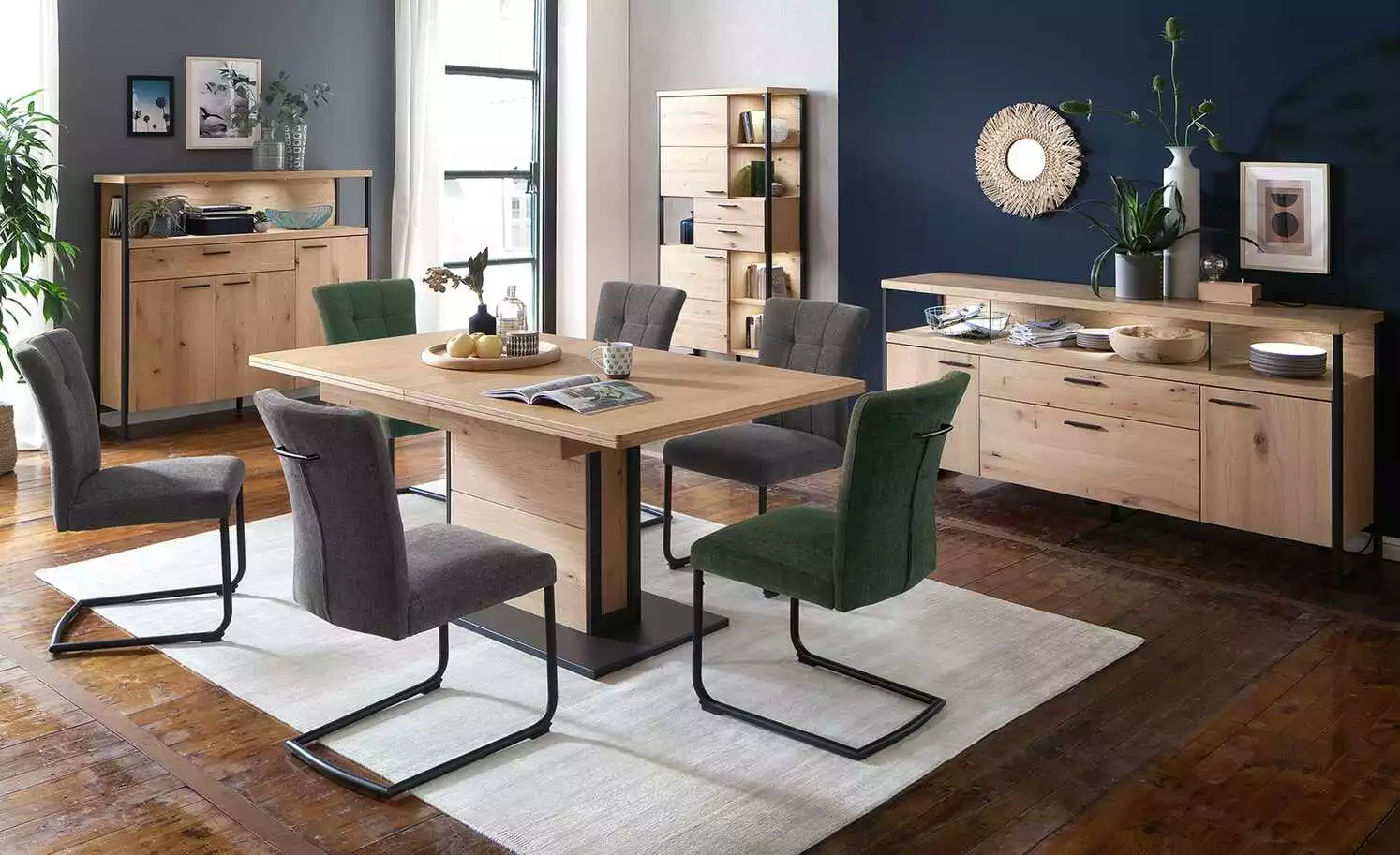 uno Polsterschwingstuhl Vieste | Olive (Grün) Schwarz matt 3 uno Polsterschwingstuhl Vieste | Olive (Grün) Schwarz matt