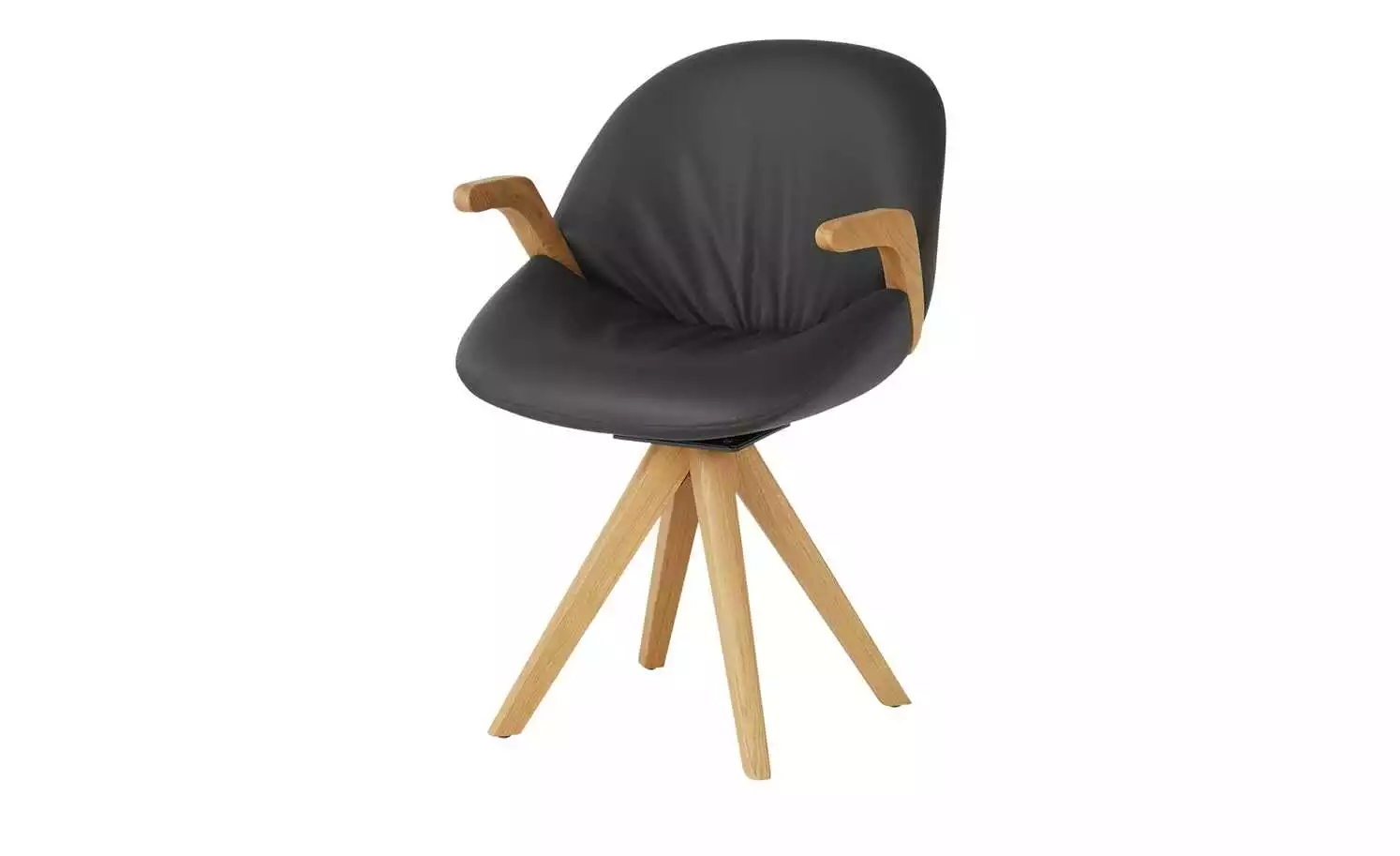 Wohnwert Armlehnstuhl Novum | Schwarz mit Elastic-Aktiv-Federung (gesundes Sitzen) 4 Wohnwert Armlehnstuhl Novum | Schwarz mit Elastic-Aktiv-Federung (gesundes Sitzen) – Bild 2