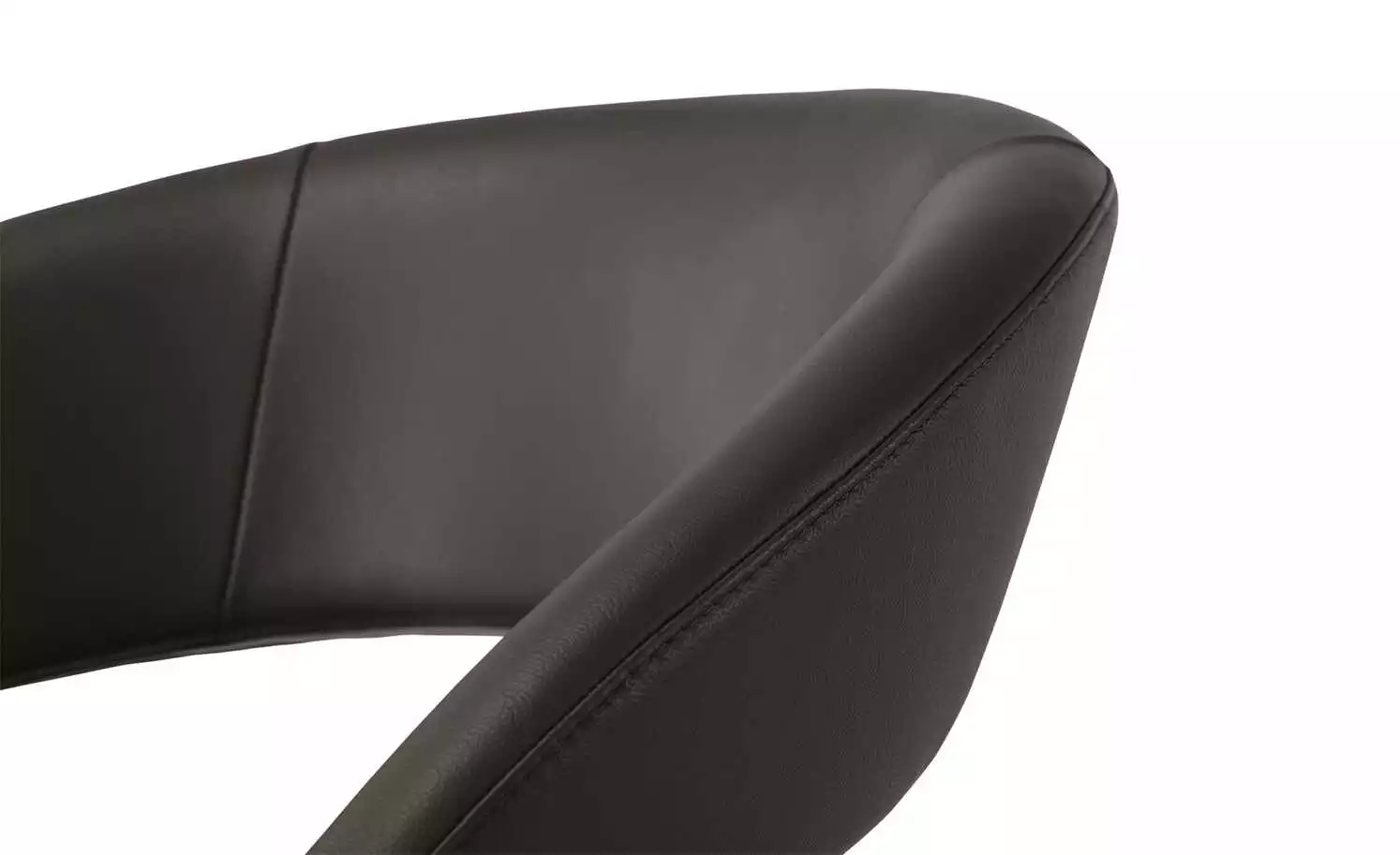 Leder-Drehstuhl Kingsman | Mocca (Dunkelbraun) Rund 5 Leder-Drehstuhl Kingsman | Mocca (Dunkelbraun) Rund – Bild 3