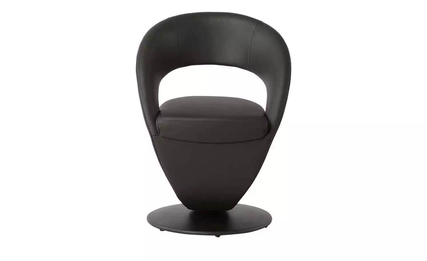 Leder-Drehstuhl Kingsman | Mocca (Dunkelbraun) Rund 8 Leder-Drehstuhl Kingsman | Mocca (Dunkelbraun) Rund – Bild 6