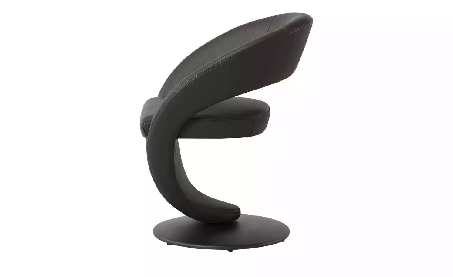 Leder-Drehstuhl Kingsman | Mocca (Dunkelbraun) Rund 9 Leder-Drehstuhl Kingsman | Mocca (Dunkelbraun) Rund – Bild 7