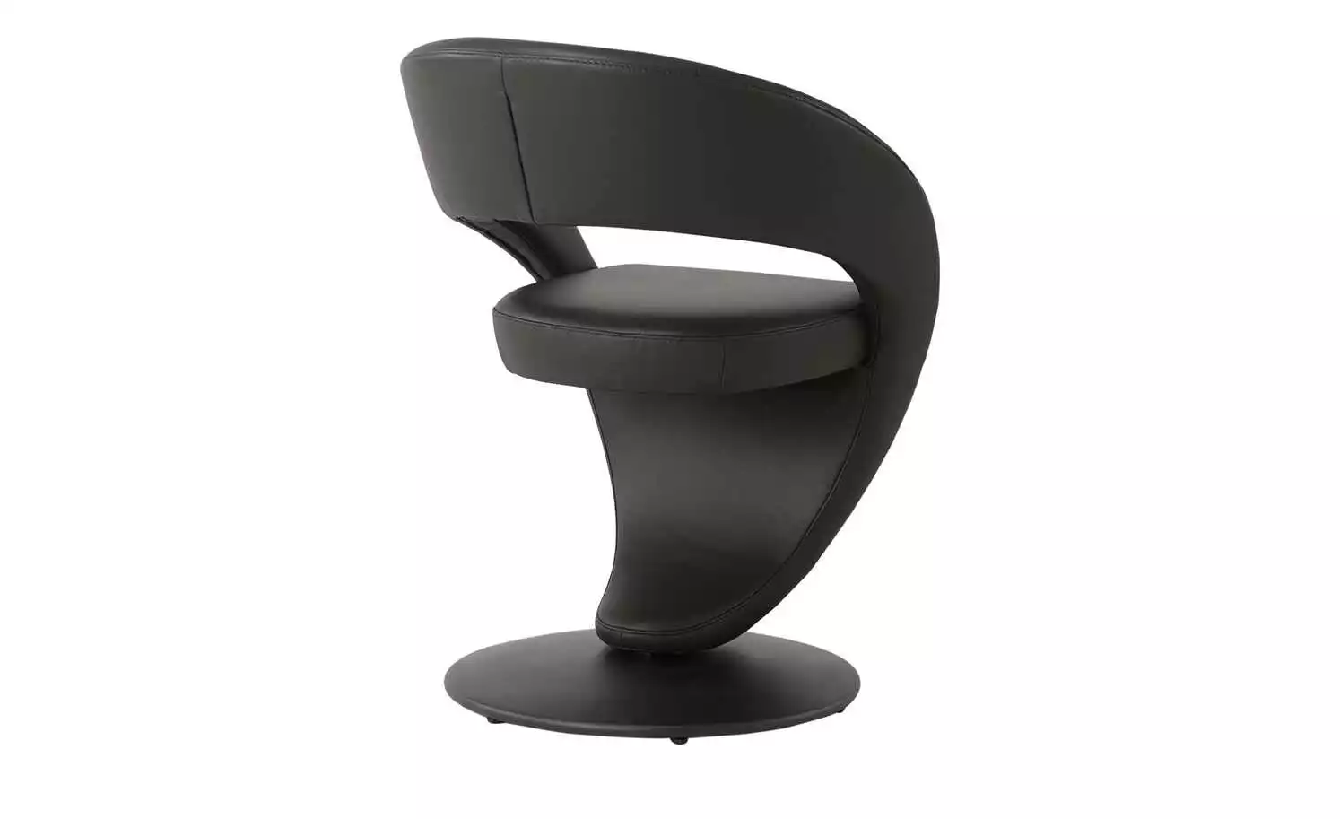 Leder-Drehstuhl Kingsman | Mocca (Dunkelbraun) Rund 10 Leder-Drehstuhl Kingsman | Mocca (Dunkelbraun) Rund – Bild 8