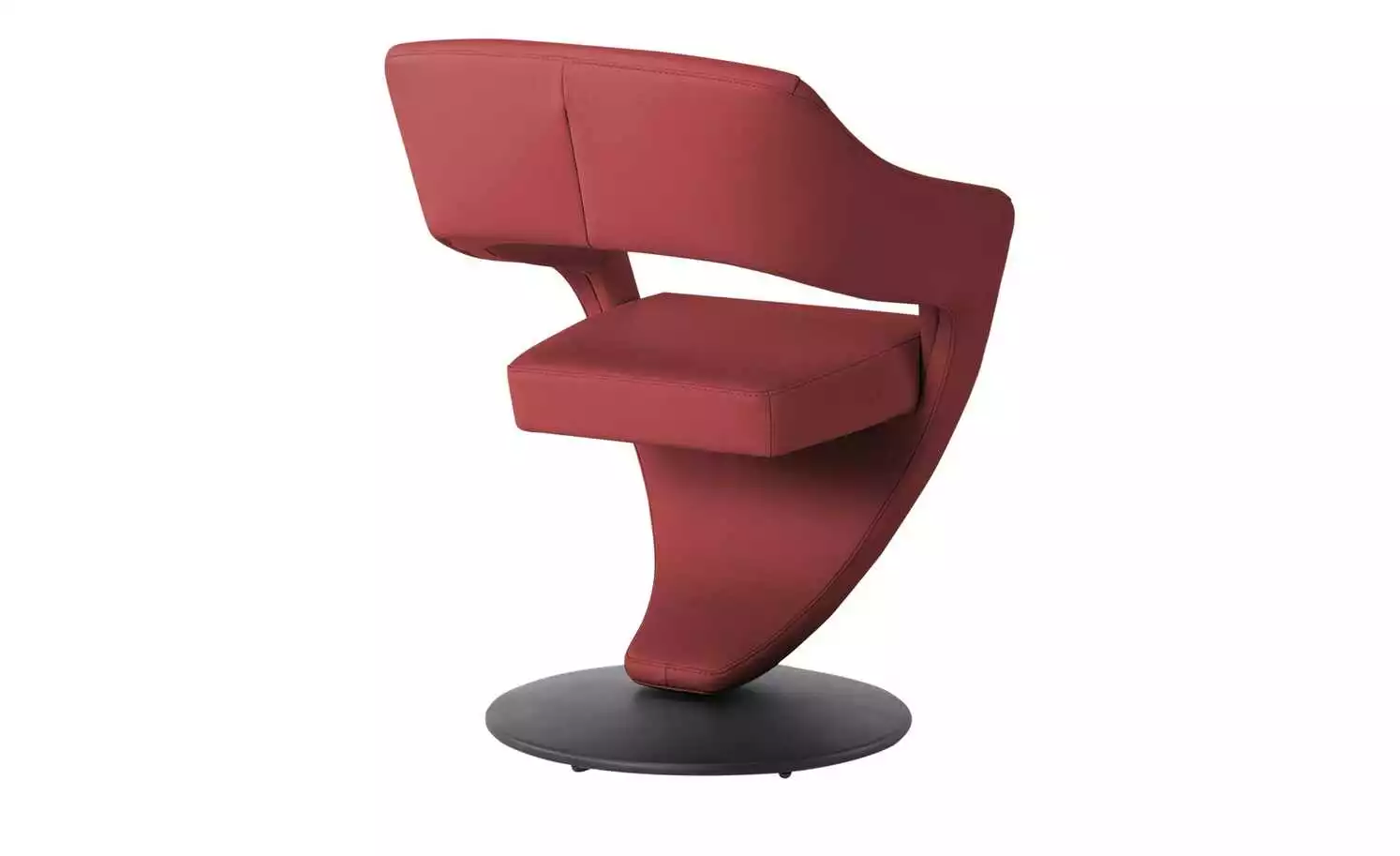 Leder-Drehstuhl Kingsman | Rot Eckig 5 Leder-Drehstuhl Kingsman | Rot Eckig – Bild 3