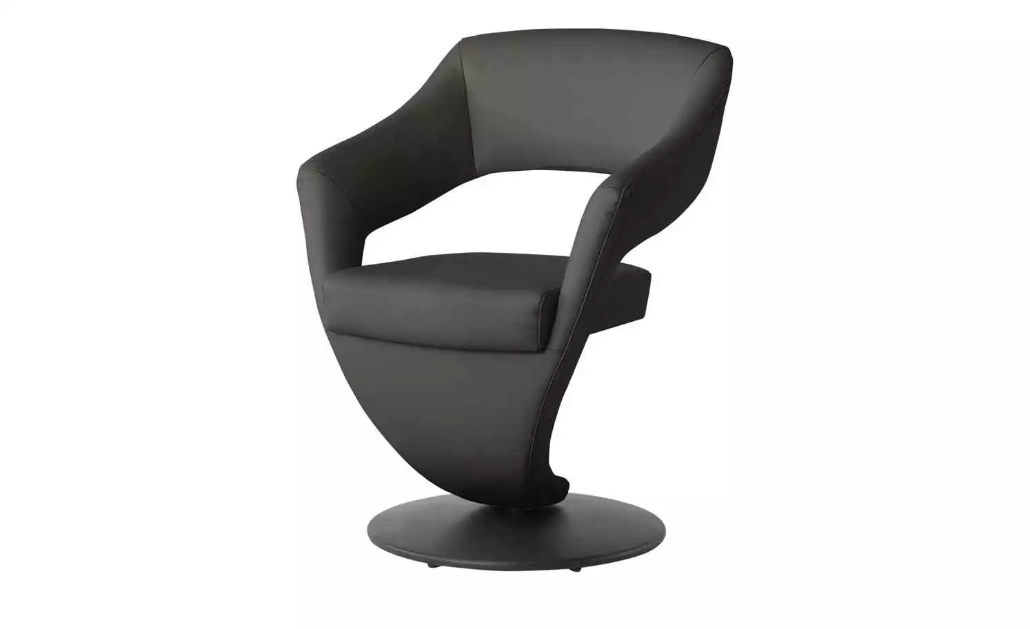 Leder-Drehstuhl Kingsman | Mocca (Dunkelbraun) Eckig 3 Leder-Drehstuhl Kingsman | Mocca (Dunkelbraun) Eckig