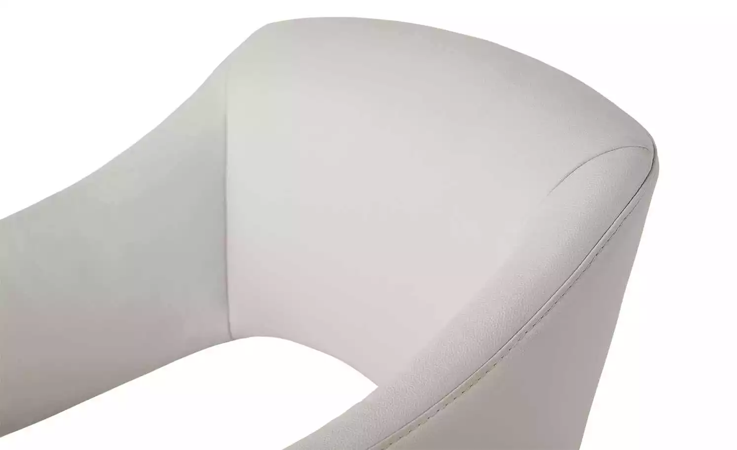 Leder-Drehstuhl Kingsman | Delfin (Hellgrau) Eckig 7 Leder-Drehstuhl Kingsman | Delfin (Hellgrau) Eckig – Bild 5