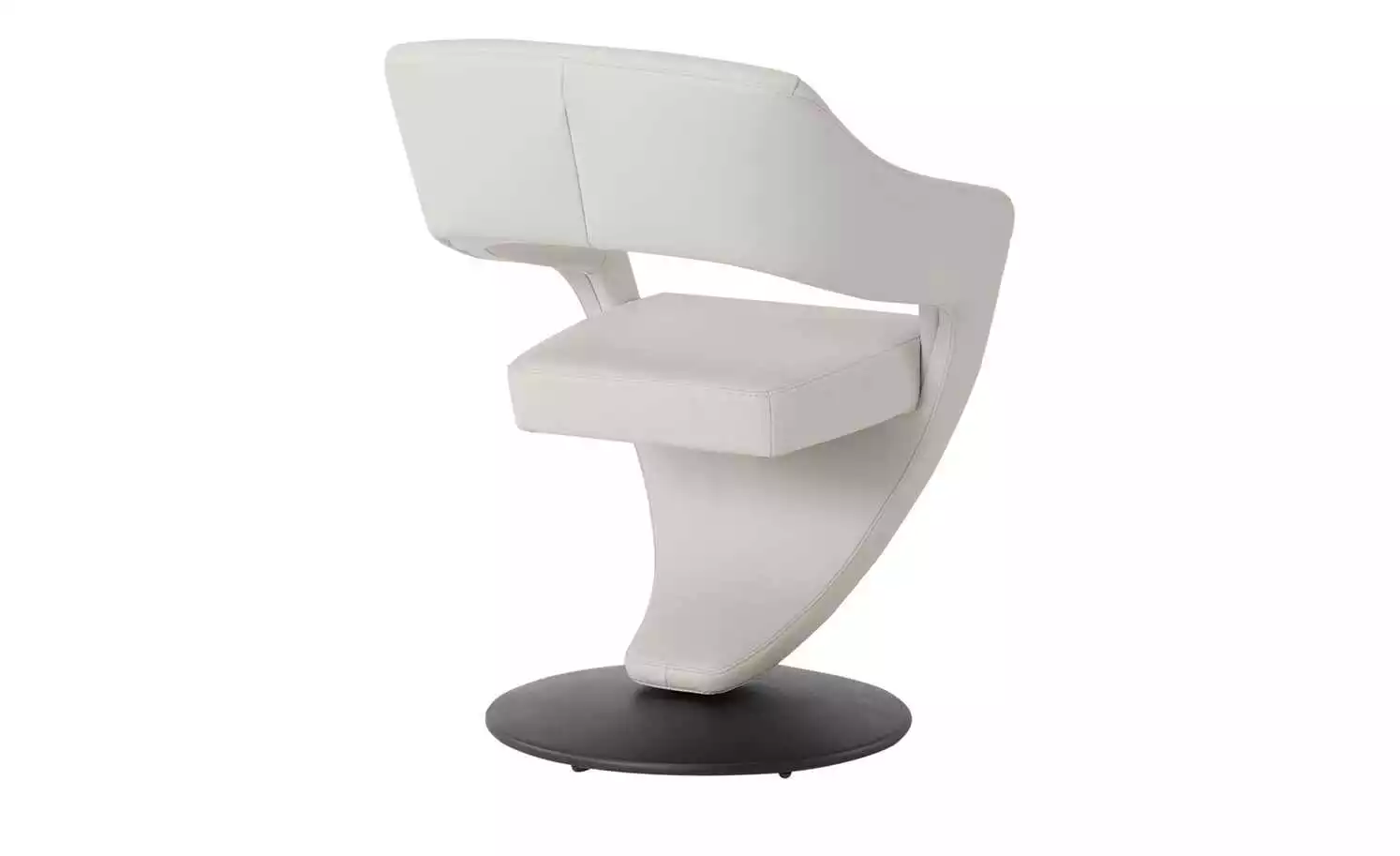 Leder-Drehstuhl Kingsman | Delfin (Hellgrau) Eckig 9 Leder-Drehstuhl Kingsman | Delfin (Hellgrau) Eckig – Bild 7