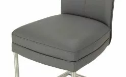 uno Leder-Freischwinger Sophia | Grau -Stühle Verkäufe 2023 14309015 3 202110071235