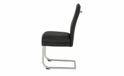 uno Leder-Freischwinger Sophia | Schwarz -Stühle Verkäufe 2023 14309016 10 202112172232