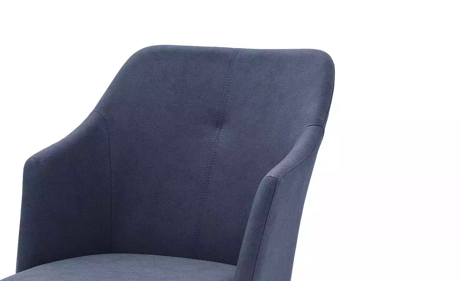 Polsterstuhl Dita | Nachtblau 4-Fuß oval hohe Armlehne 4 Polsterstuhl Dita | Nachtblau 4-Fuß oval hohe Armlehne – Bild 2
