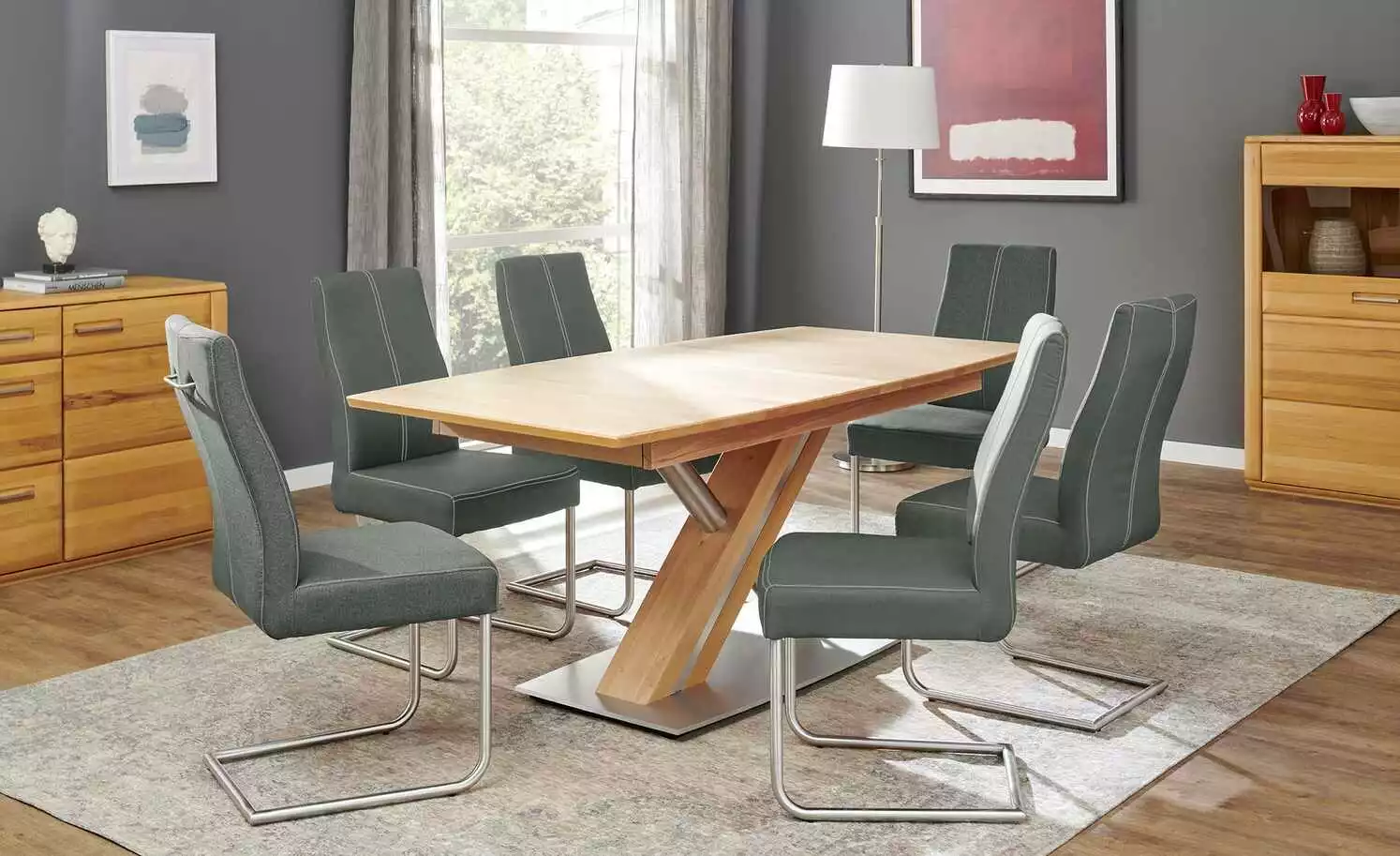 Woodford Polsterschwingstuhl Tessa | Anthrazit Ja 3 Woodford Polsterschwingstuhl Tessa | Anthrazit Ja