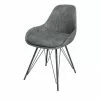 JOOP! Chenille-Schalenstuhl Wires | Anthrazit -Stühle Verkäufe 2023 15300256 2 202104212234