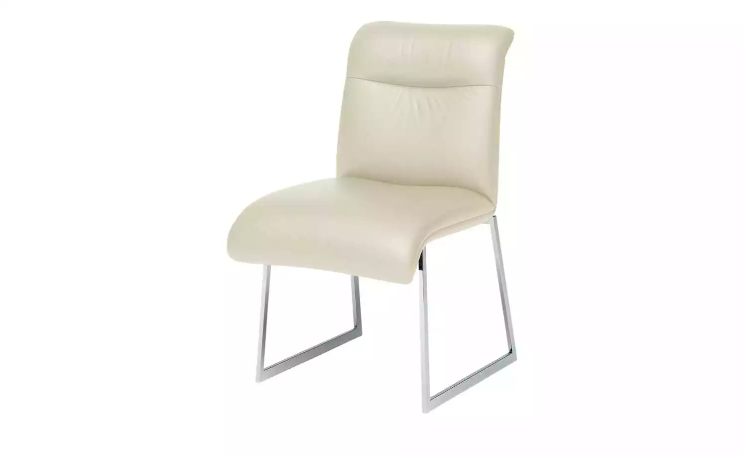 JOOP! Leder-Kufenstuhl Cubic | Perle (Creme) Nein 5 JOOP! Leder-Kufenstuhl Cubic | Perle (Creme) Nein – Bild 3