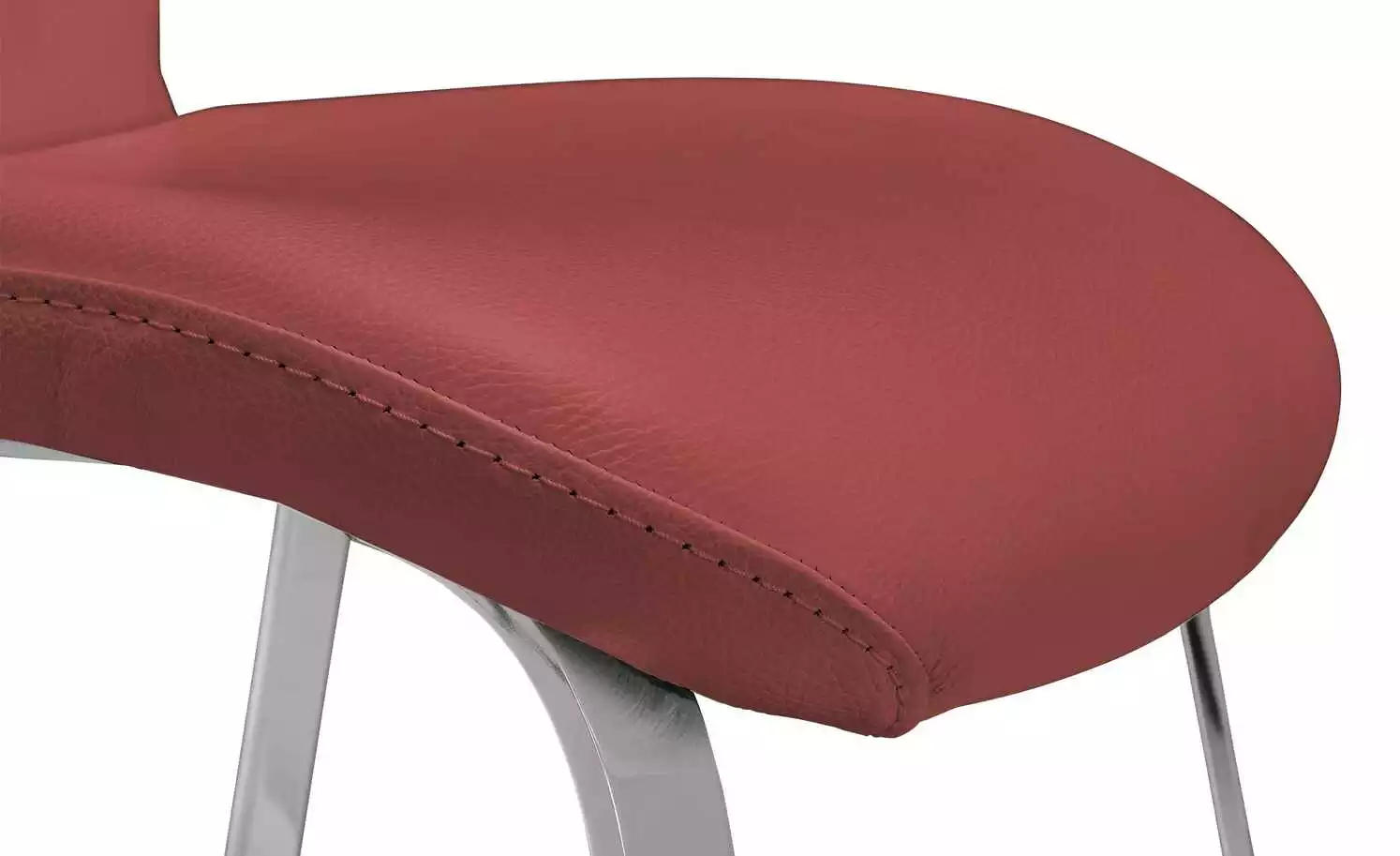 JOOP! Leder Dinner-Stuhl Lounge | Rosso (Rot) 4-Fußstuhl 10 JOOP! Leder Dinner-Stuhl Lounge | Rosso (Rot) 4-Fußstuhl – Bild 8