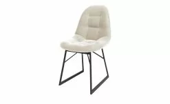 JOOP! Chenille-Kufenstuhl Systems | Carrara (Beige)