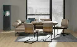 JOOP! Schwingstuhl Leder 24/7 | Zigarre (Braun)