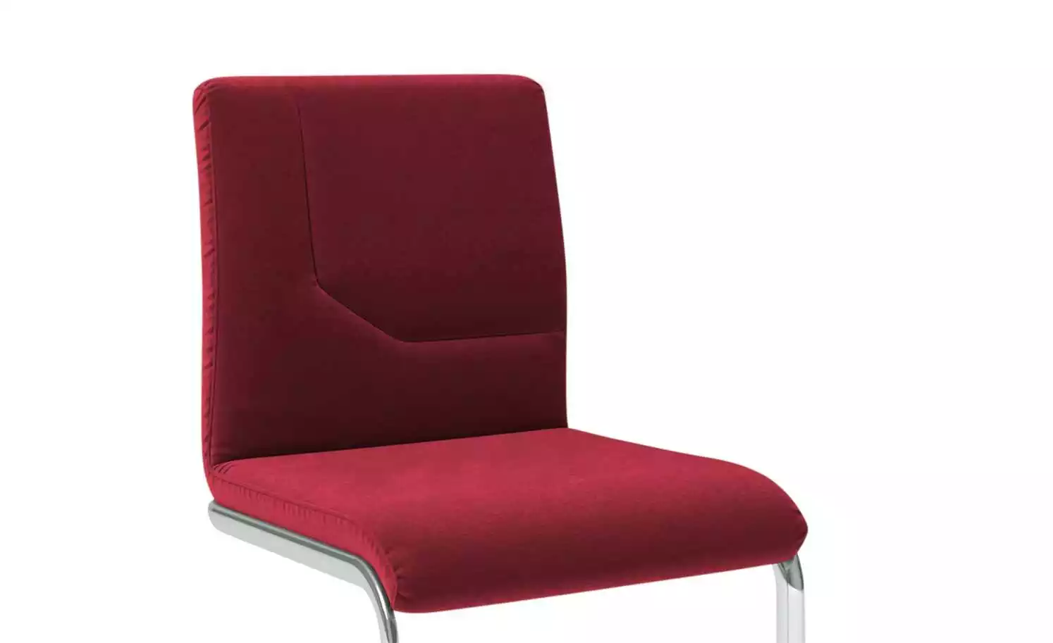 JOOP! Samt-Schwingstuhl Straps | Rubin (Rot) Einzug links 5 JOOP! Samt-Schwingstuhl Straps | Rubin (Rot) Einzug links – Bild 3