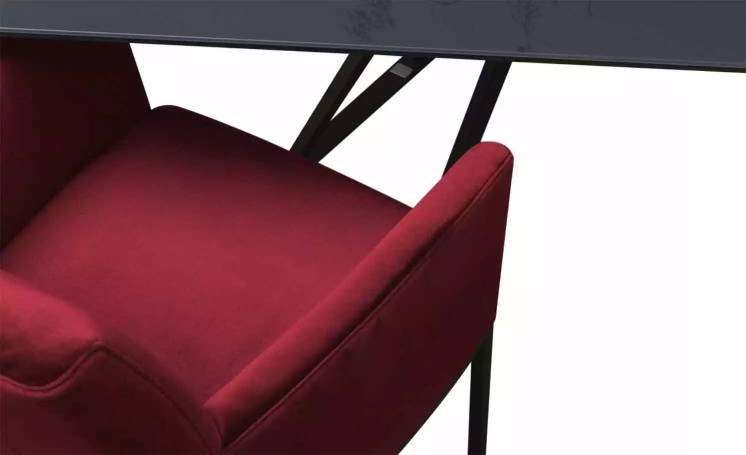 JOOP! Samt-Schwingstuhl Swing | Rubin (Rot) Ja 6 JOOP! Samt-Schwingstuhl Swing | Rubin (Rot) Ja – Bild 4