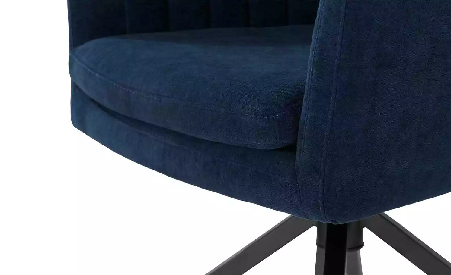 uno Polsterstuhl drehbar Donna | Blau 8 uno Polsterstuhl drehbar Donna | Blau – Bild 6