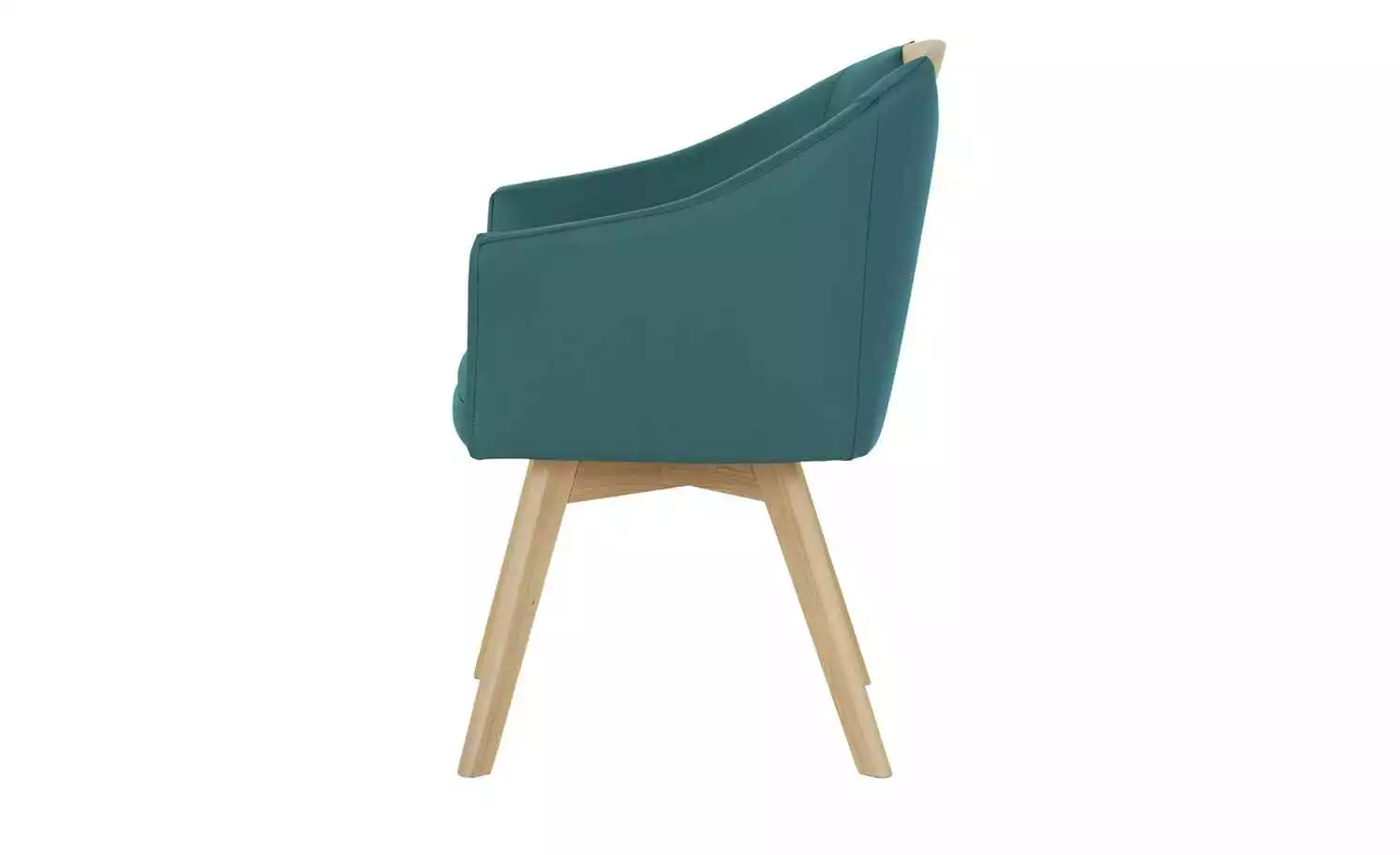 Wohnwert Leder-Schalenstuhl Jalto | Turquoise (Blau) Ja 4 Wohnwert Leder-Schalenstuhl Jalto | Turquoise (Blau) Ja – Bild 2