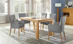 Wohnwert Armlehn-Polsterstuhl Aron | Grau