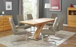 Woodford Polsterschwingstuhl Tessa | Taupe Nein