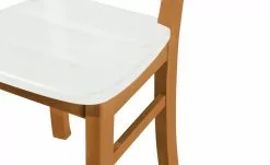 maison bleue Holzstuhl massiv Florian | bernsteinfarben / Weiß Nein -Stühle Verkäufe 2023 15302025 3 202108132237