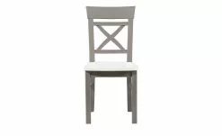 maison bleue Holzstuhl massiv Florian | Grau / Weiß Nein -Stühle Verkäufe 2023 15302028 9 202108311235