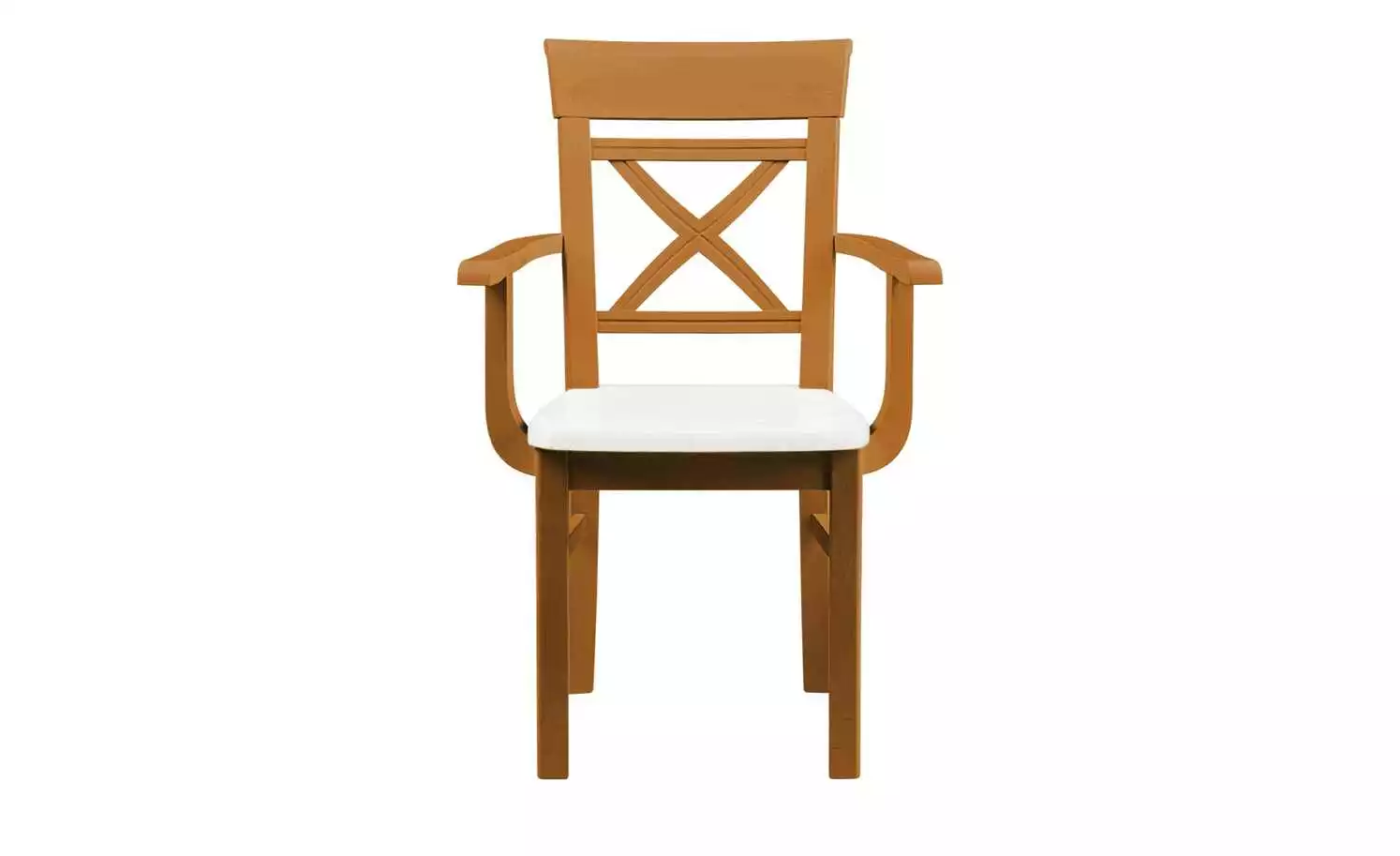 maison bleue Holzstuhl massiv Florian | bernsteinfarben / Weiß Ja 4 maison bleue Holzstuhl massiv Florian | bernsteinfarben / Weiß Ja – Bild 2