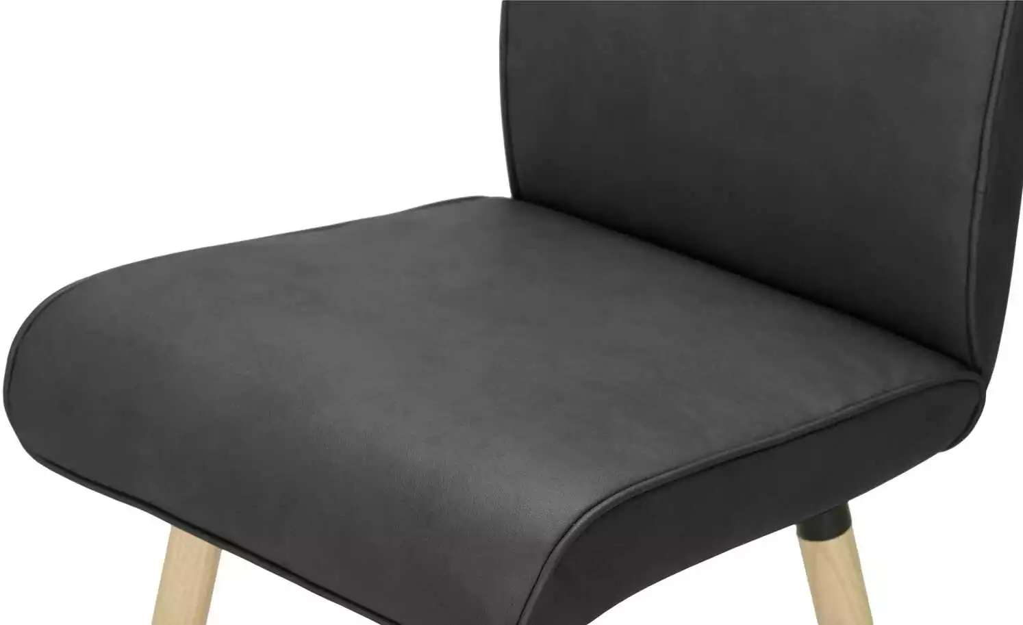 Polsterstuhl mit Griff 4402 | Black (Schwarz) 6 Polsterstuhl mit Griff 4402 | Black (Schwarz) – Bild 4