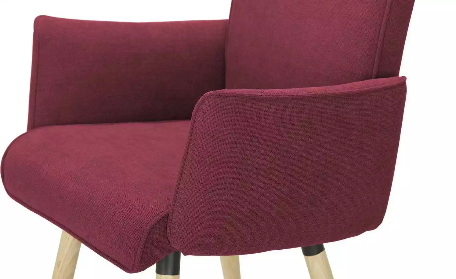 Armlehnstuhl mit Griff | Bordeaux (Rot) 8 Armlehnstuhl mit Griff | Bordeaux (Rot) – Bild 6