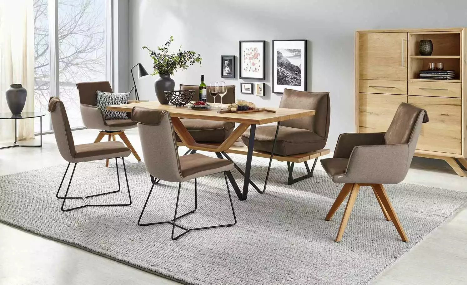 KOINOR Kufenstuhl Leder Schwof | Muskat (Braun) / Braun 3 KOINOR Kufenstuhl Leder Schwof | Muskat (Braun) / Braun