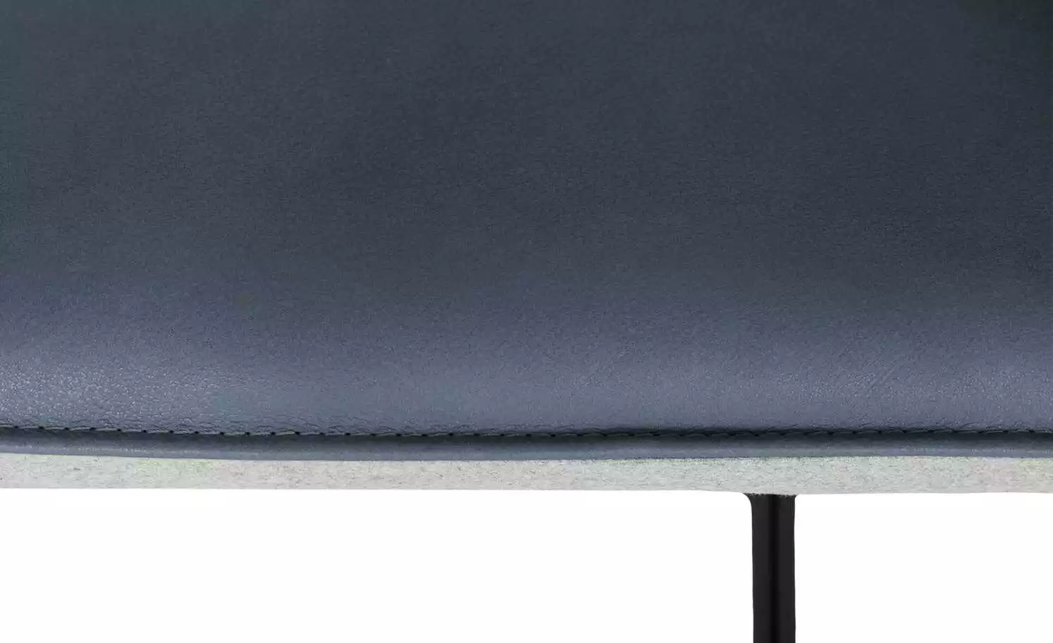 KOINOR Kufenstuhl Leder Schwof | Night (Dunkelblau) / Hellgrau 5 KOINOR Kufenstuhl Leder Schwof | Night (Dunkelblau) / Hellgrau – Bild 3