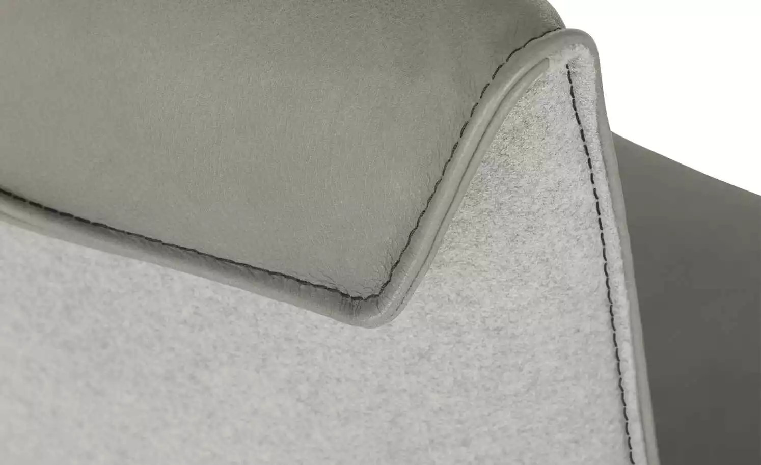 KOINOR Kufenstuhl Leder Schwof | Asphalt (Hellgrau) / Hellgrau 9 KOINOR Kufenstuhl Leder Schwof | Asphalt (Hellgrau) / Hellgrau – Bild 7