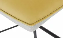 KOINOR Kufenstuhl Leder Schwof | Safran (Gelb) / Hellgrau -Stühle Verkäufe 2023 15302510 10 202109101235