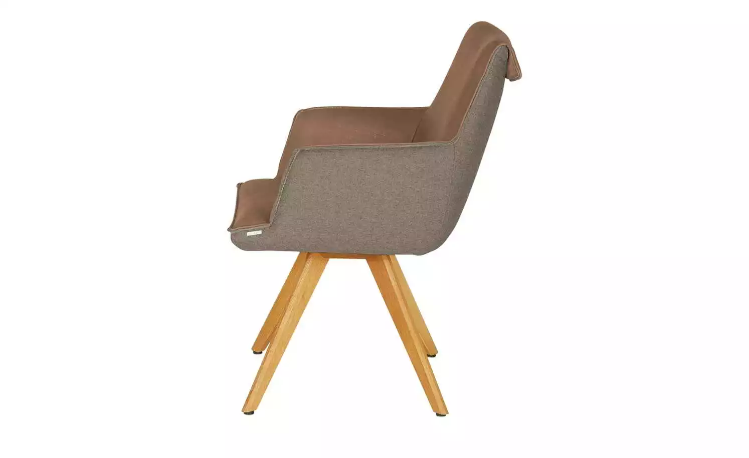 KOINOR Armlehnstuhl Leder Schwof | Chai (Hellbraun) / Dunkelbraun Nein 6 KOINOR Armlehnstuhl Leder Schwof | Chai (Hellbraun) / Dunkelbraun Nein – Bild 4