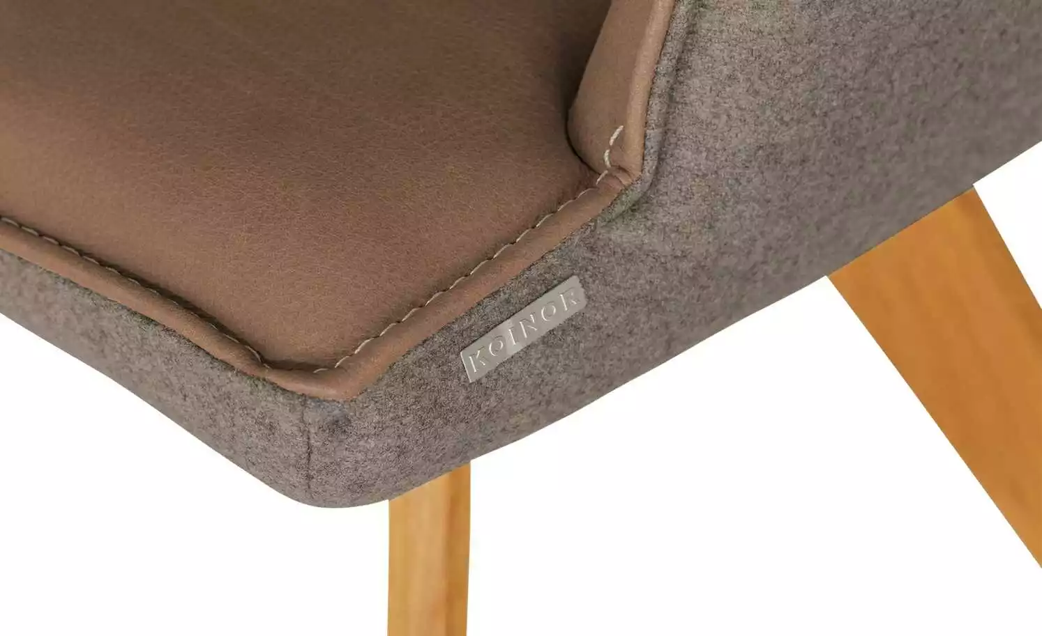 KOINOR Armlehnstuhl Leder Schwof | Chai (Hellbraun) / Dunkelbraun Nein 11 KOINOR Armlehnstuhl Leder Schwof | Chai (Hellbraun) / Dunkelbraun Nein – Bild 9