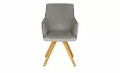 KOINOR Armlehnstuhl Leder Schwof | Asphalt (Hellgrau) / Hellgrau Nein -Stühle Verkäufe 2023 15302523 7 202109101235