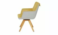 KOINOR Armlehnstuhl Leder Schwof | Safran (Gelb) / Hellgrau Ja -Stühle Verkäufe 2023 15302540 1 202109101235