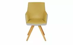 KOINOR Armlehnstuhl Leder Schwof | Safran (Gelb) / Hellgrau Ja -Stühle Verkäufe 2023 15302540 3 202109101235