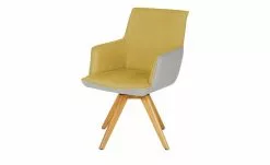 KOINOR Armlehnstuhl Leder Schwof | Safran (Gelb) / Hellgrau Ja -Stühle Verkäufe 2023 15302540 8 202109101235