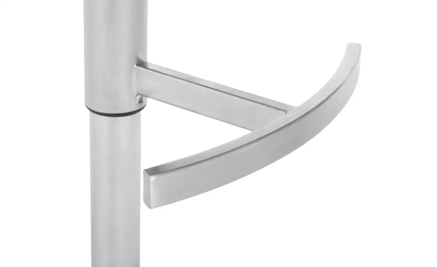 Barstuhl Guilia | Weiß Rund mit glattem Sitz und Rücken 6 Barstuhl Guilia | Weiß Rund mit glattem Sitz und Rücken – Bild 4