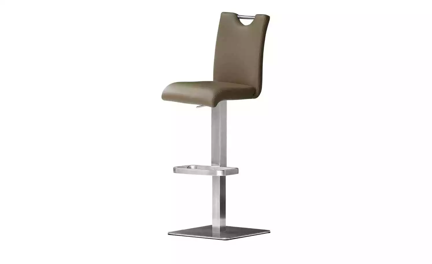 Barstuhl Guilia | Cappuccino (Braun) eckig mit glattem Sitz und Rücken 3 Barstuhl Guilia | Cappuccino (Braun) eckig mit glattem Sitz und Rücken