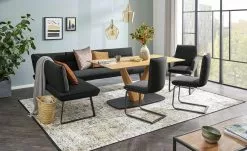 KOINOR Polsterschwingstuhl Dining System 3 | Schwarz Nein