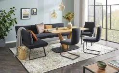 KOINOR Polsterschwingstuhl Dining System 3 | Dunkelblau Nein